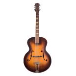 1950s J.G. Abbott archtop guitar, made in England