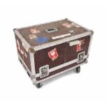 Heavy duty Bulldog Cases flight case on wheels, labelled 'Mesa Boogie, 11/10/97', flight case no.