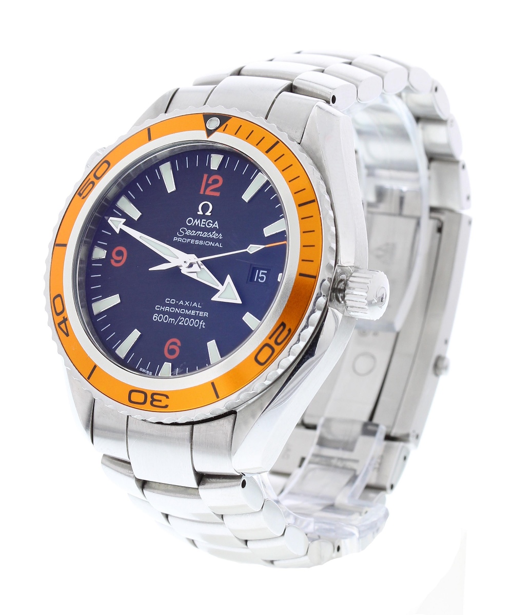 Omega Planet Ocean 600M stainless steel gentleman's bracelet watch, ref. 22085000, circa 2012, - Image 3 of 9