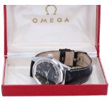 Rare vintage Omega Railmaster stainless steel gentleman's wristwatch, ref. 2914-6 SC, circa 1961,