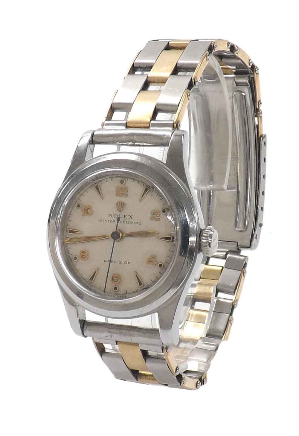 Rolex Oyster mid-size stainless steel gentleman's bracelet watch, ref. 3980, circa 1940s, serial no.