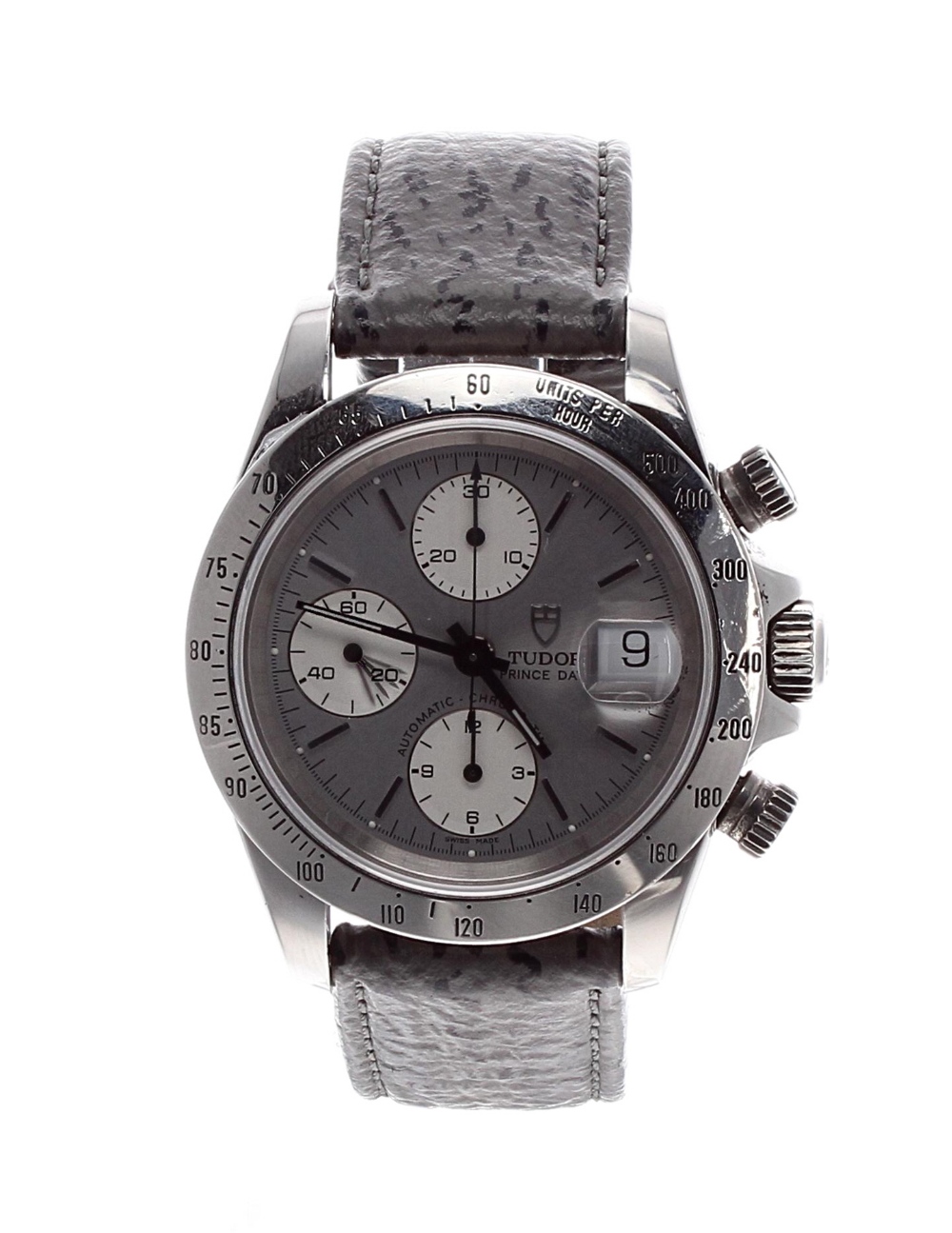 Tudor Prince Date Chrono Time automatic stainless steel gentleman's wristwatch, ref. 79260P, circa