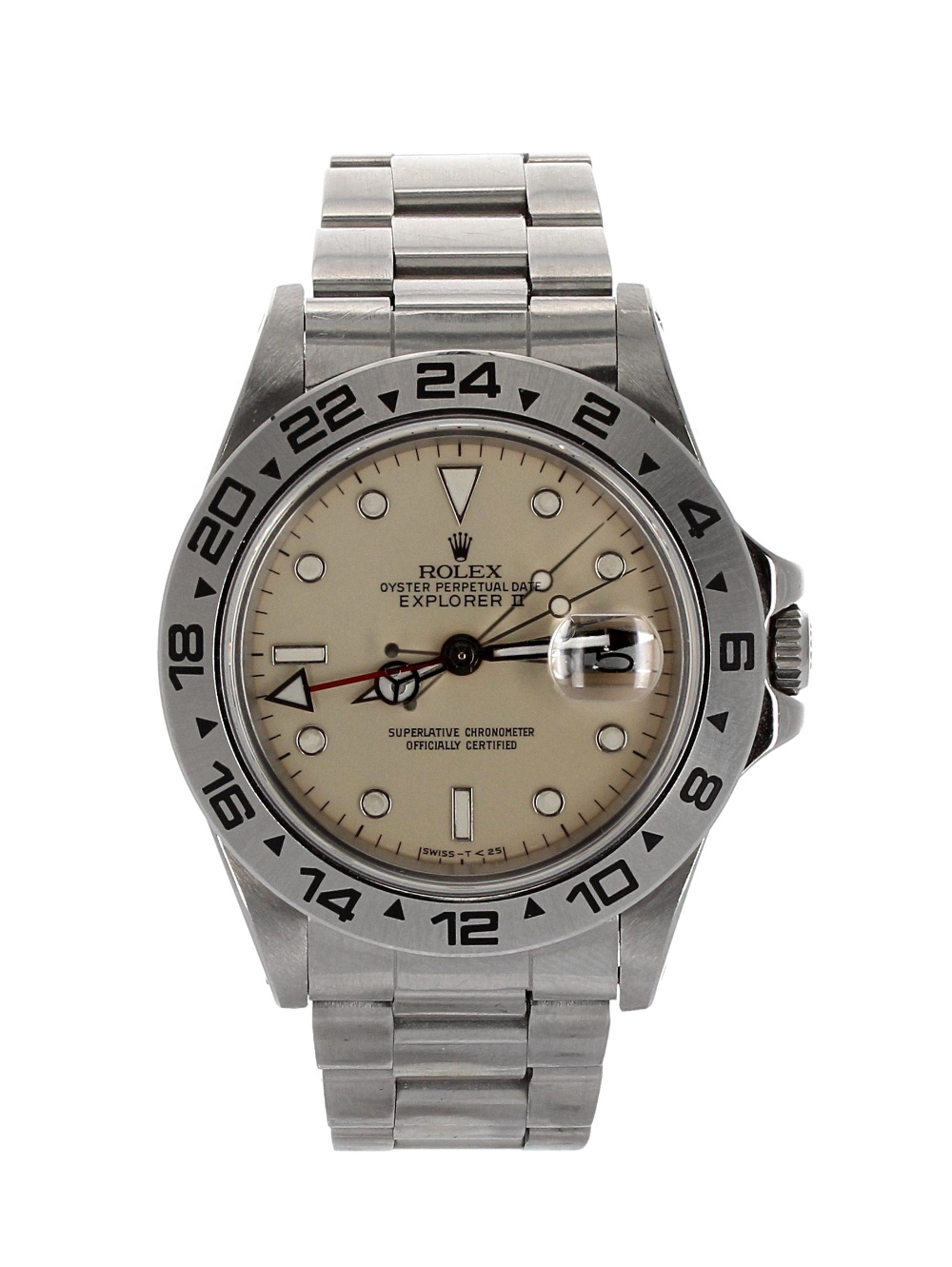 Rare Rolex Oyster Perpetual Explorer II stainless steel gentleman's bracelet watch with the rare - Image 2 of 8