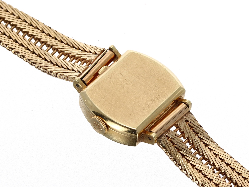 Rolex Precision 18k lady's bracelet watch, - Image 3 of 4