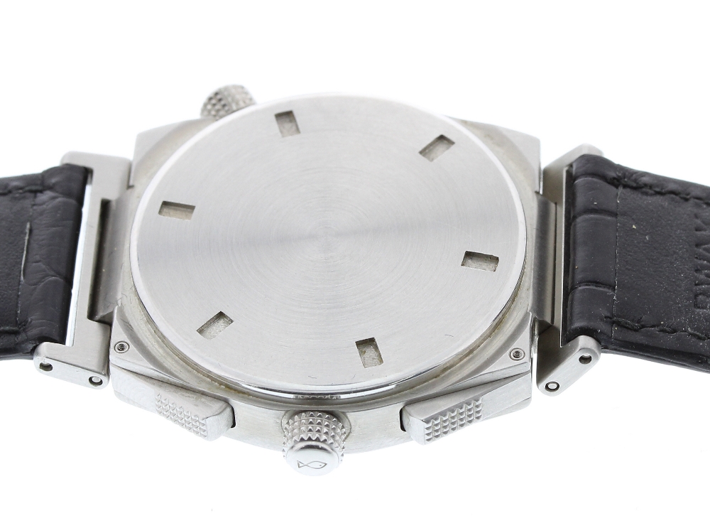 IWC (International Watch Co.) Ingenieur Chronograph Alarm gentleman's wristwatch, ref. 3805, circa - Image 7 of 7