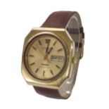 Omega Constellation Chronometer Megasonic 720Hz octagonal cased gold plated and stainless steel
