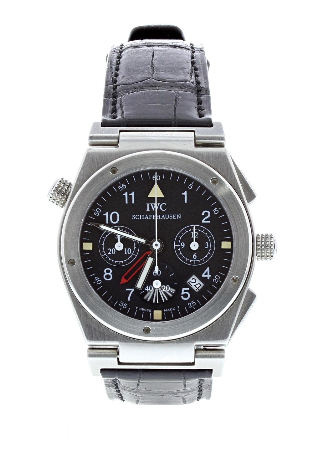 IWC (International Watch Co.) Ingenieur Chronograph Alarm gentleman's wristwatch, ref. 3805, circa