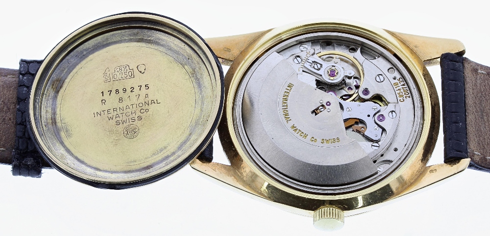 IWC (International Watch Co.) 18k automatic gentleman's wristwatch, ref. 817A, circular silvered - Image 5 of 5