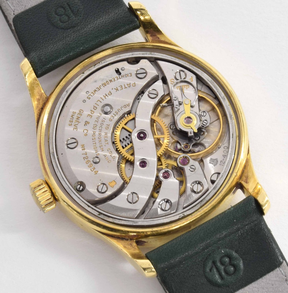 Patek Philippe Calatrava 18ct gentleman's wristwatch, ref. 2545, circa 1955-60, case ref. 308xxx, - Image 6 of 8