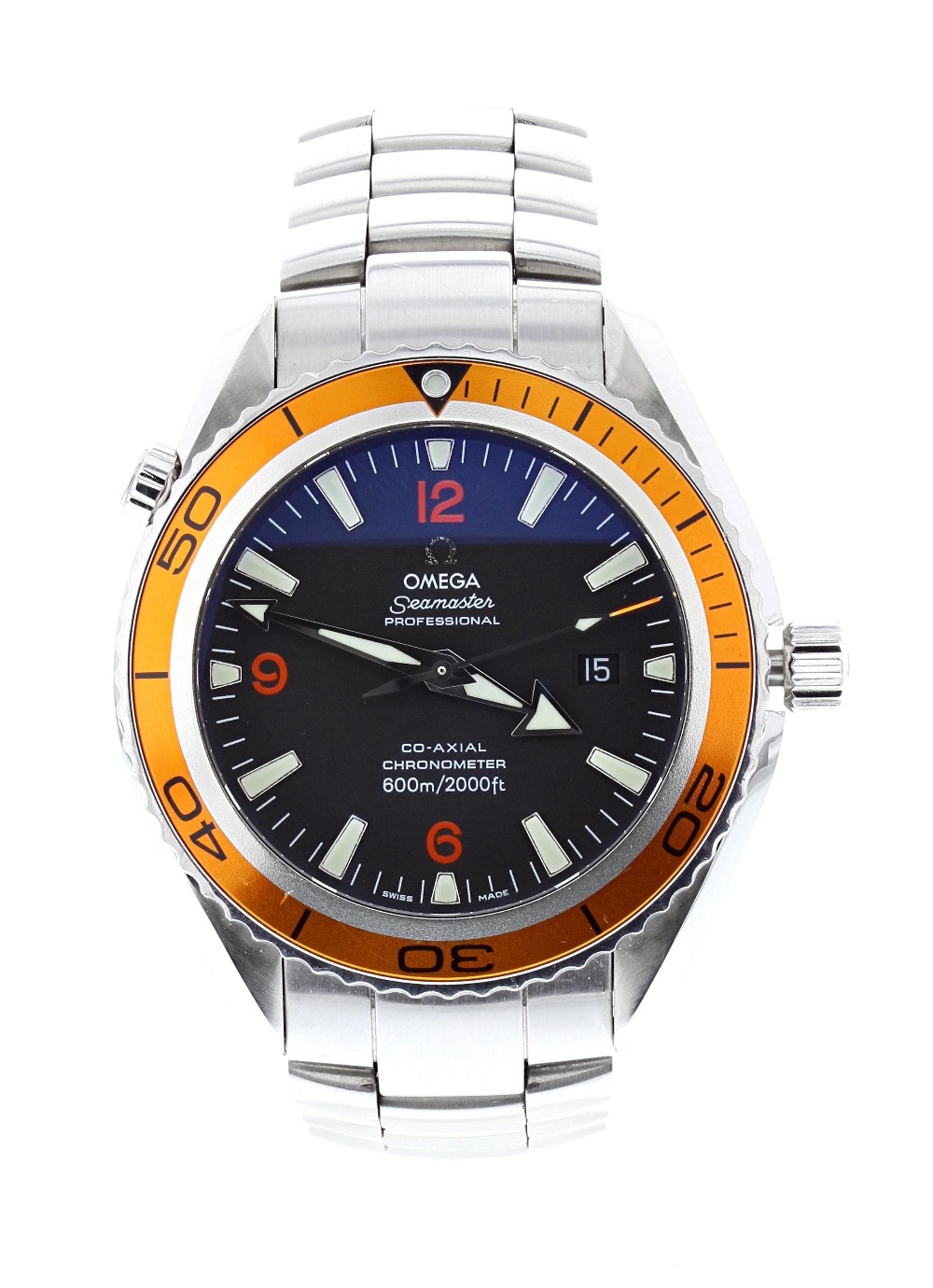 Omega Planet Ocean 600M stainless steel gentleman's bracelet watch, ref. 22085000, circa 2012, - Image 2 of 9