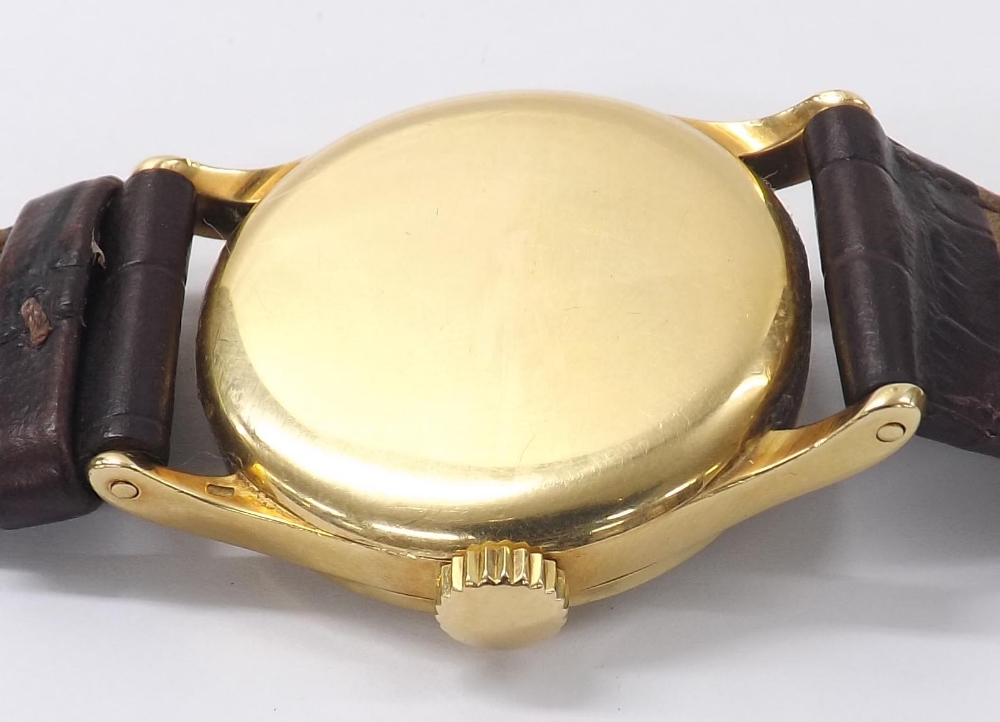 Patek Philippe 18k Calatrava gentleman's wristwatch, ref. 96, circa 1940s, serial no. 300xxx, - Image 2 of 2