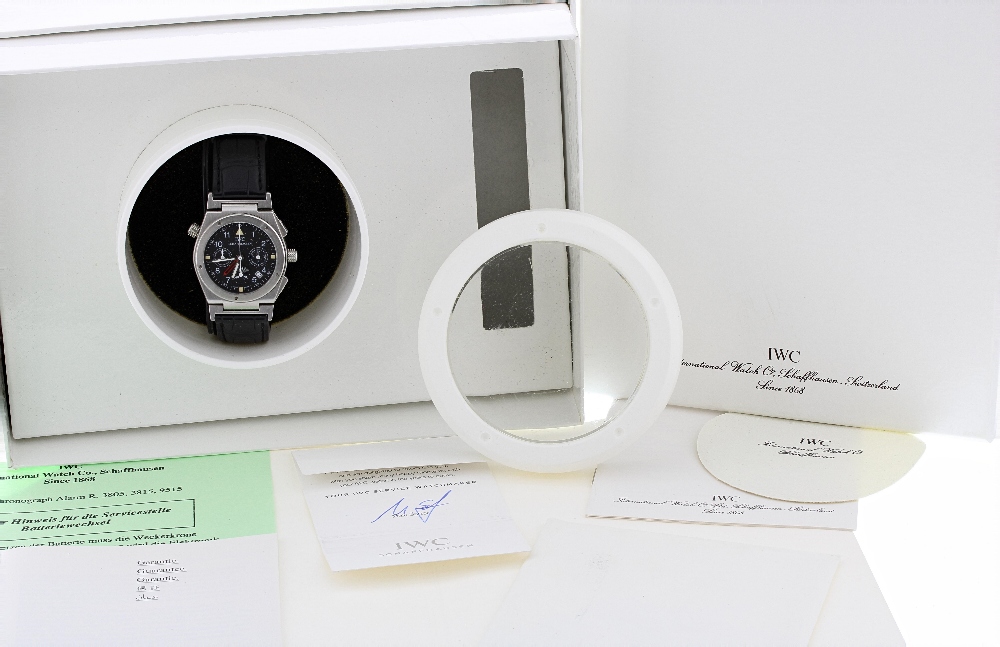 IWC (International Watch Co.) Ingenieur Chronograph Alarm gentleman's wristwatch, ref. 3805, circa - Image 2 of 7