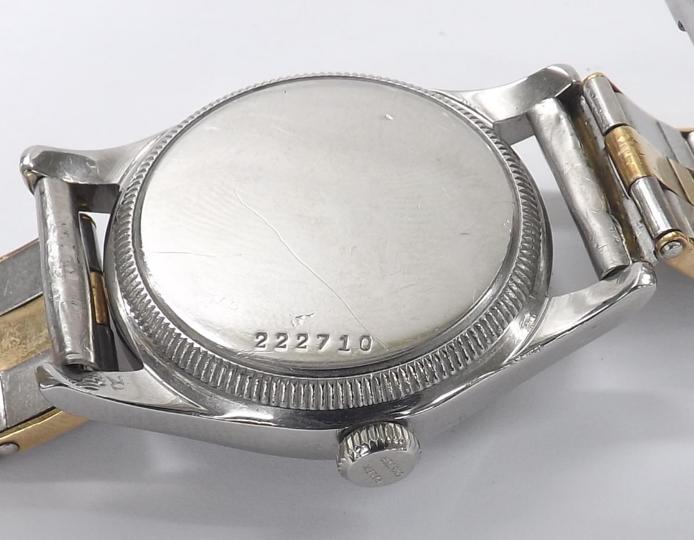 Rolex Oyster mid-size stainless steel gentleman's bracelet watch, ref. 3980, circa 1940s, serial no. - Image 2 of 4