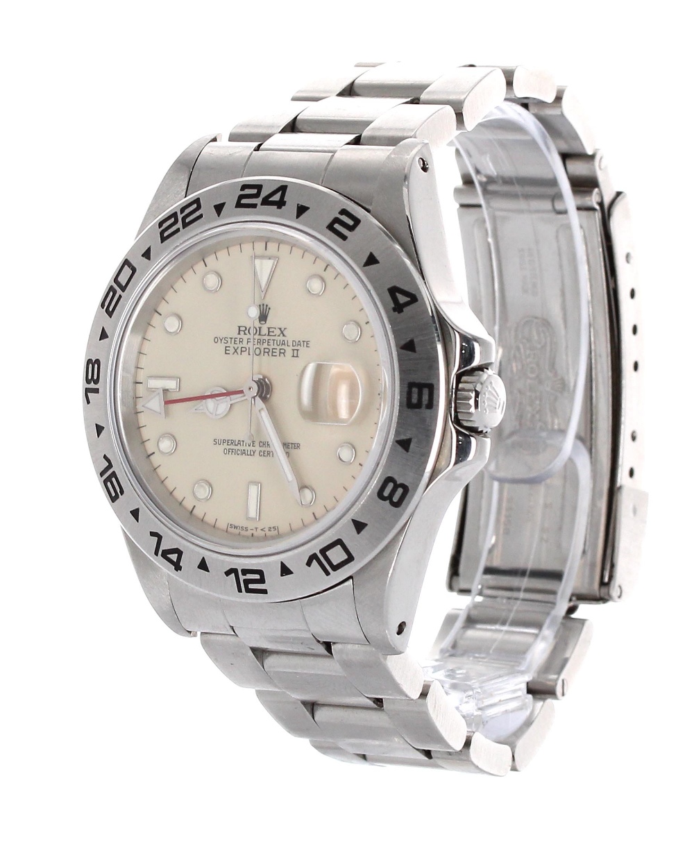 Rare Rolex Oyster Perpetual Explorer II stainless steel gentleman's bracelet watch with the rare - Image 3 of 8