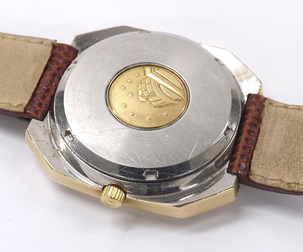 Omega Constellation Chronometer Megasonic 720Hz octagonal cased gold plated and stainless steel - Image 2 of 4
