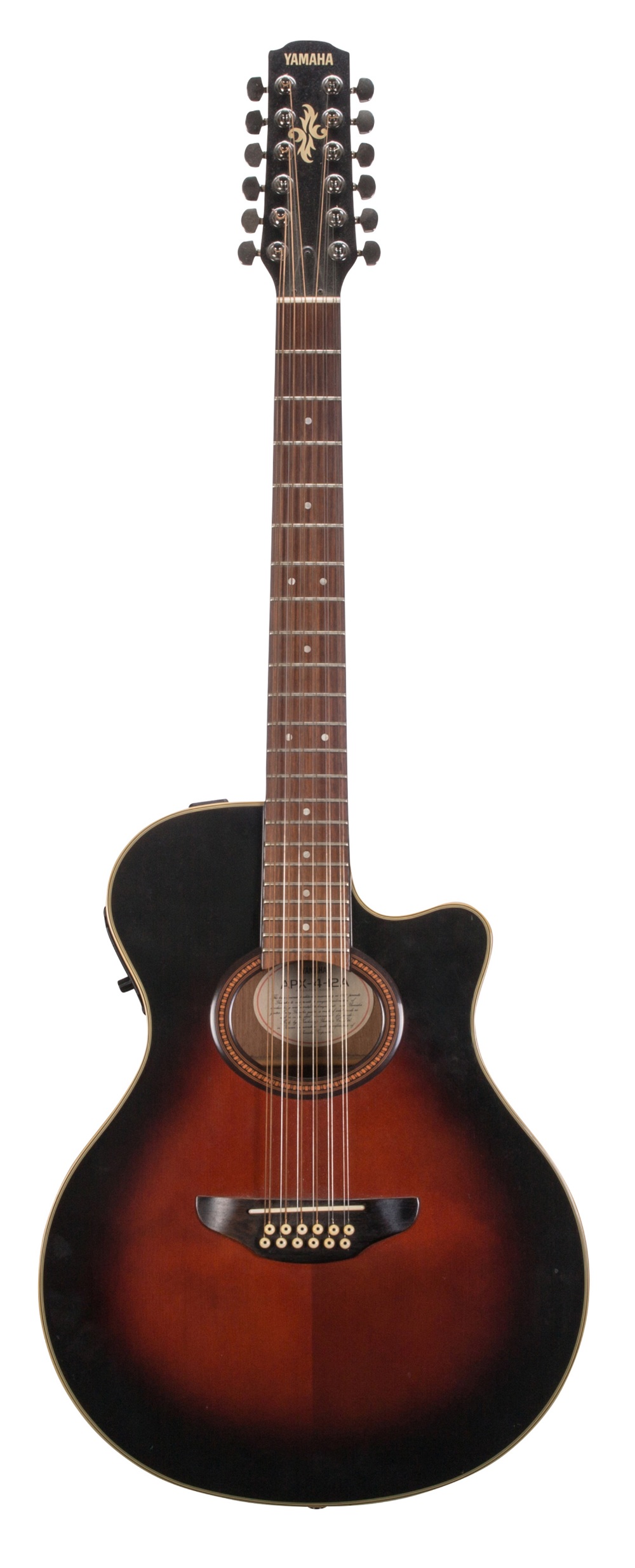 Yamaha APX-4-12A twelve string electro-acoustic guitar, made in Taiwan, ser. no. 6xxxxx9; Finish: