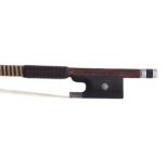 German silver mounted violin bow by and stamped Heinz Dolling***, the stick octagonal, the ebony