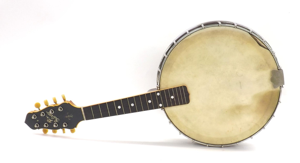 Early 20th century Gibson MB mandolin banjo, ser. no. 11672-12, within original hard case - Image 2 of 3