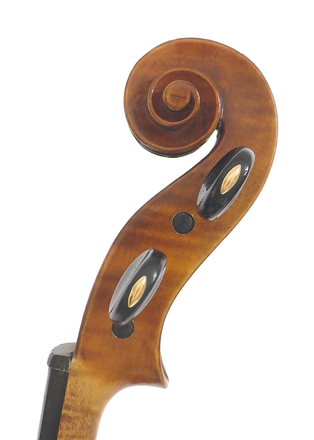 French violin by and labelled Antonio Lorenzi, Di San Raffaelo, no. 3125, also signed on the label - Image 3 of 3