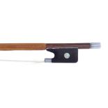 Nickel mounted violin bow, 52gm