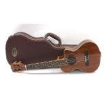 Kala KA-KTGE-C electro-acoustic ukulele, no. 1404, hard case