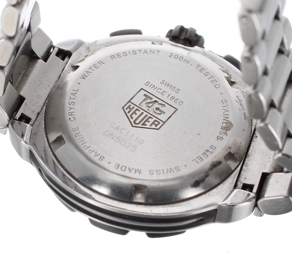 Tag Heuer Formula 1 Professional 200m Chronograph stainless steel gentleman's bracelet watch, ref. - Image 2 of 2