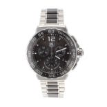 Tag Heuer Formula 1 Chronograph stainless steel gentleman's bracelet watch, ref. CAU1115, circular