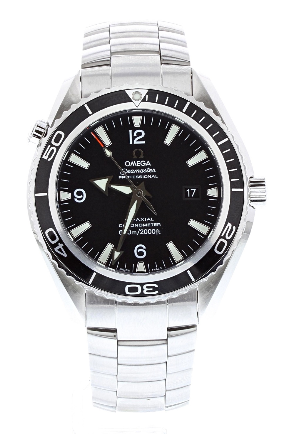 Rare Omega Planet Ocean Seamaster 600m 'SAS Edition' stainless steel gentleman's bracelet watch, - Image 2 of 3