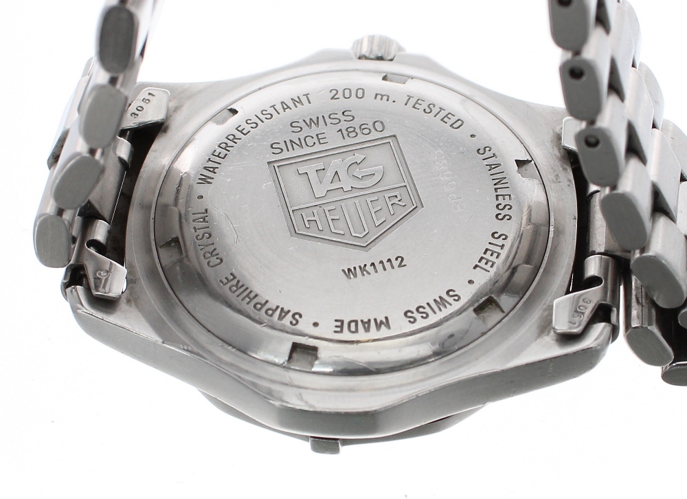 Tag Heuer 2000 Series Professional 200m stainless steel gentleman's bracelet watch, ref. WK1112, - Image 2 of 2
