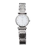 Longines La Grande Classique stainless steel lady's bracelet watch, ref. L4.209.4, mother of pearl