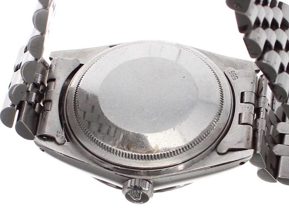 Rolex Oyster Perpetual Datejust stainless steel gentleman's bracelet watch, ref. 16000, ser. no. - Image 2 of 2