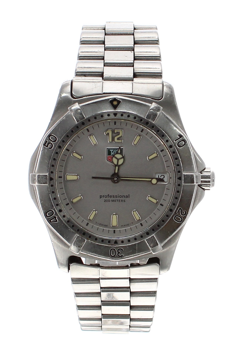 Tag Heuer 2000 Series Professional 200m stainless steel gentleman's bracelet watch, ref. WK1112,