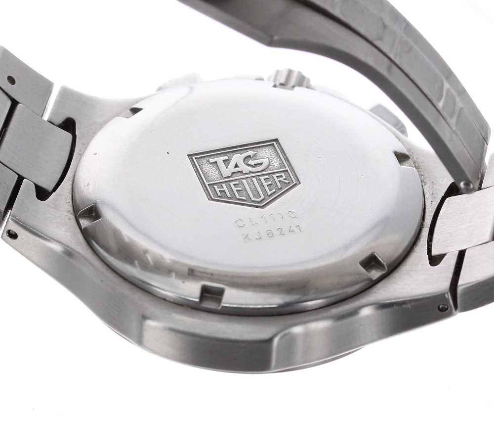 Tag Heuer Kirium Professional 200m Chronograph stainless steel gentleman's bracelet watch, ref. - Image 2 of 2