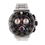 Tag Heuer Formula 1 Professional 200m Chronograph stainless steel gentleman's bracelet watch, ref.