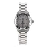 Tag Heuer Aquaracer 300m stainless steel lady's bracelet watch, ref. WAY1412, circular mother of