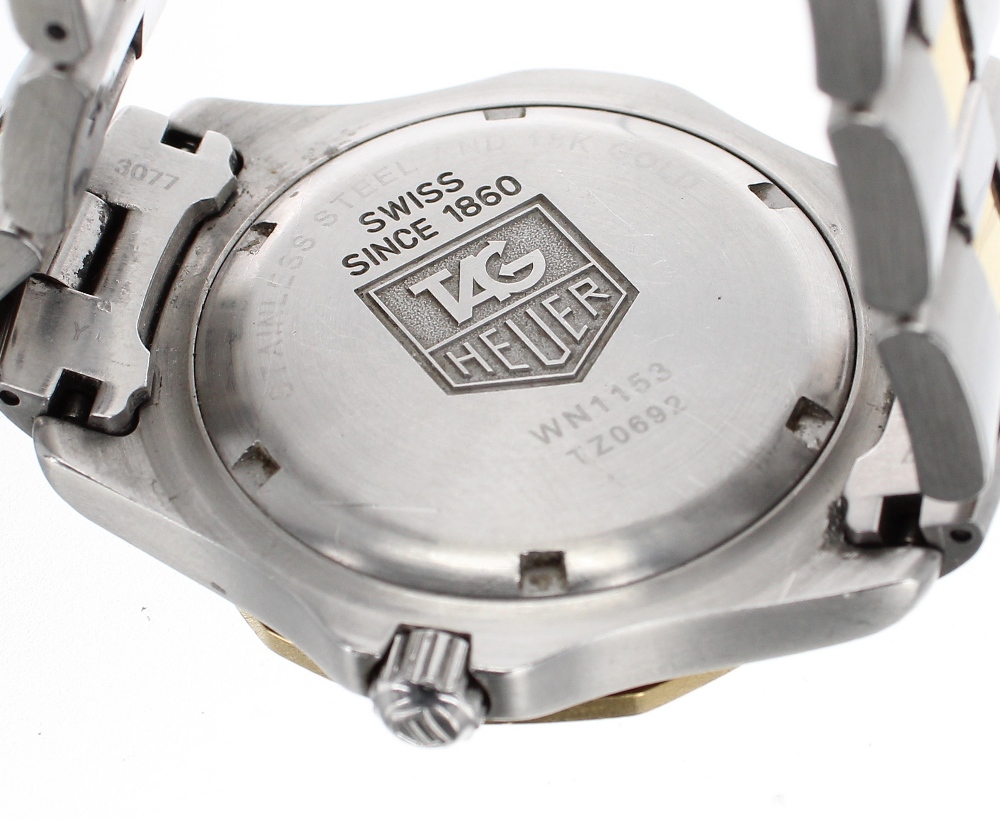 Tag Heuer 2000 Series Exclusive Professional 200m stainless steel and gold gentleman's bracelet - Image 2 of 2