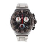 Tag Heuer Formula 1 Professional 200m Chronograph stainless steel gentleman's bracelet watch, ref.