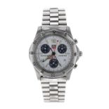 Tag Heuer 2000 Series Professional 200m Chronograph stainless steel gentleman's bracelet watch, ref.