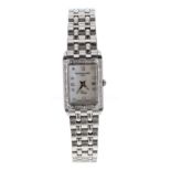 Raymond Weil Geneve Tango rectangular stainless steel lady's bracelet watch, ref. 5971,