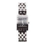 Longines Dolce Vita curved rectangular stainless steel lady's bracelet watch, ref. L5 166 4,