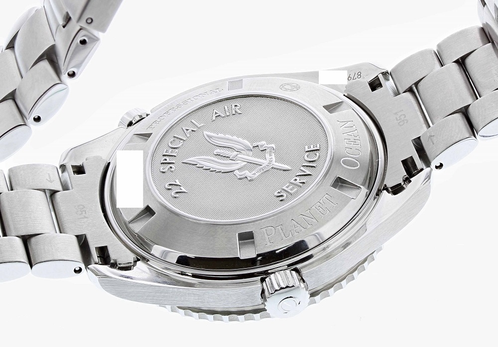 Rare Omega Planet Ocean Seamaster 600m 'SAS Edition' stainless steel gentleman's bracelet watch, - Image 3 of 3