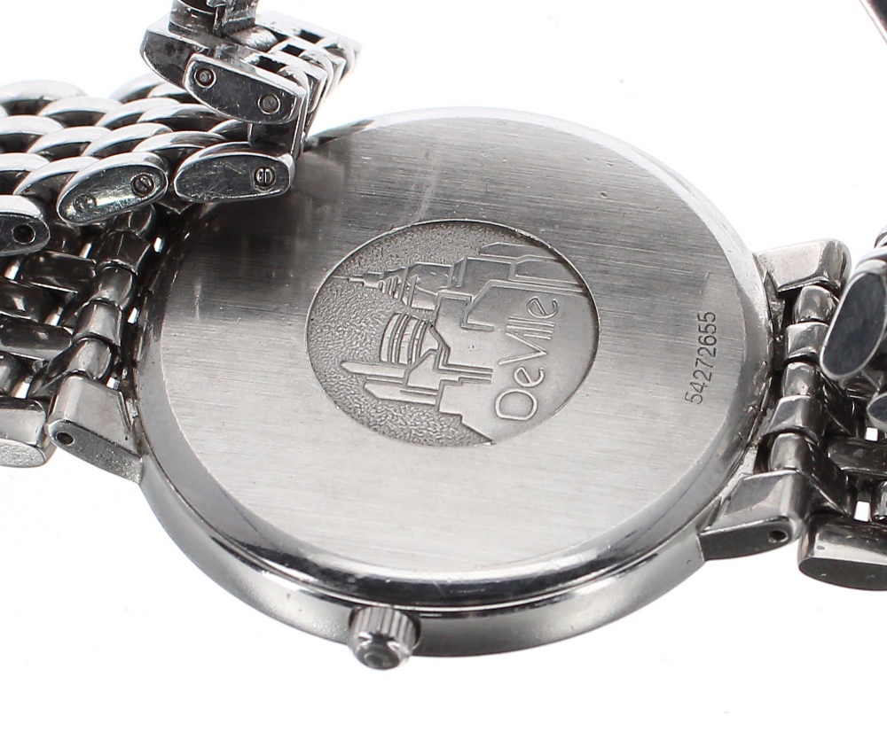 Omega DeVille stainless steel gentleman's bracelet watch, ref. 396 2432, no. 5427xxxx, circa 1993, - Image 2 of 2