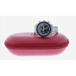 Omega Speedmaster chronograph automatic stainless steel gentleman's bracelet watch, ref. ST 1750032,