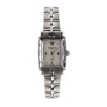 Raymond Weil Geneve Parsifal rectangular stainless steel lady's bracelet watch, ref. 9741,