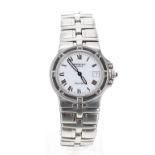 Raymond Weil Parsifal stainless steel gentleman's bracelet watch, ref. 9571, white dial, quartz,