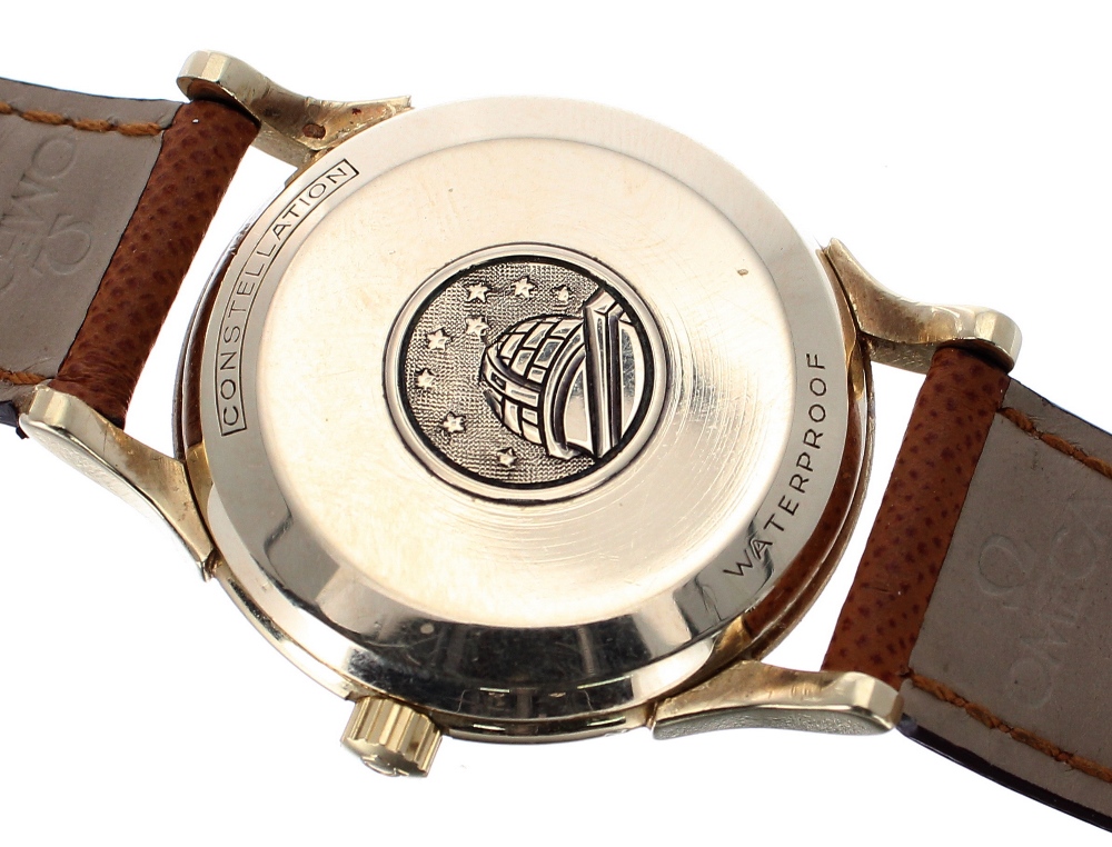Omega Constellation 14k automatic 'bumper' gentleman's wristwatch, ref. 2782 2799, circa 1954, - Image 2 of 2