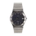 Omega Constellation stainless steel bracelet watch, ref. 396.1201, circa 1995, no. 55838706,