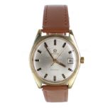 Omega Genéve gold plated and stainless steel gentleman's wristwatch, ref. 136.041, circa 1970,