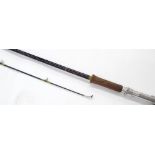 Hardy Bros. two piece 8'6" Fibalite spinning fishing rod, no.155100140