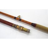 Hardy Bros. "No. 5" Saltwater 'Palakona' Tuna fishing rod, Hardy Bros. bag